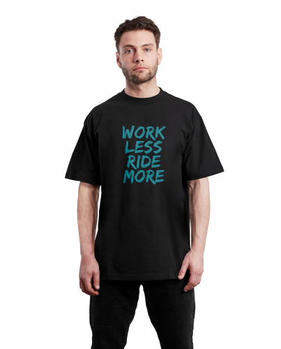 MTB T-shirt Work less ride more