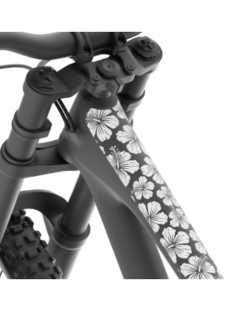 Bike Frame Protection Stickers - Flower
